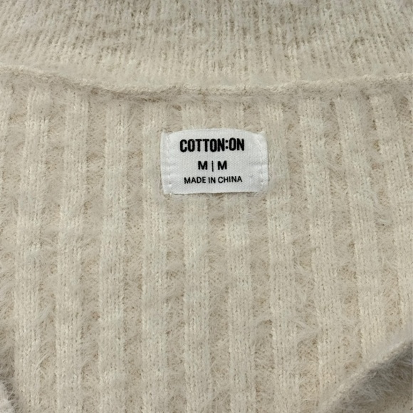 Cotton:On Knit Ribbed Cropped Cardigan Size M - Picture 7 of 12